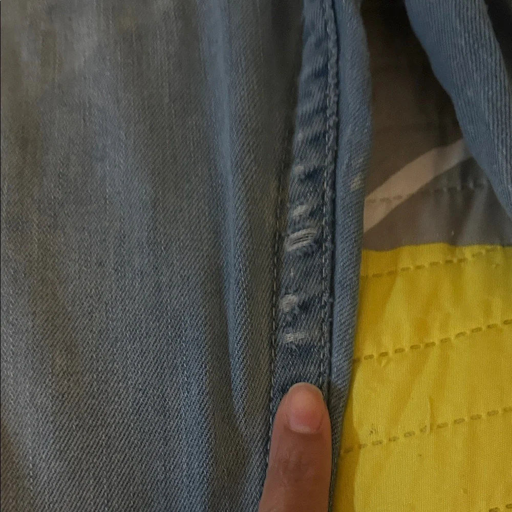 True Religion Women's Light Blue Distressed Curvy Skinny Jeans - Picture 2 of 9